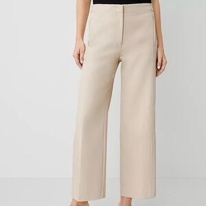 Size 8P Ann Taylor Petite Grace Spring Summer 2025 Khaki Business Office Pants